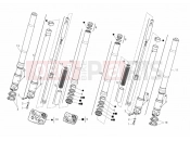 DUCATI 2006 Monster S2R 800 DARK FRONT FORK » FRONT SUSPENSION