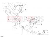 DUCATI 2006 Monster S2R 800 DARK EXHAUST SYSTEM » EXHAUST SYSTEM
