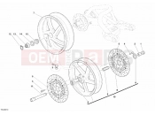DUCATI 2006 Monster S2R 800 DARK WHEELS » FRONT WHEEL