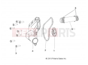 ENGINE | ENGINE, WATERPUMP IMPELLER and COVER - A17SES57C1/C2/C7/CL/E1/E2/E7/EL/SET57C1/C2/E1/E2 - Polaris SPORTSMAN 570 TRACTOR (R07) - A17SES57C1/C2/C7/CL/E1/E2/E7/EL/SET57C1/C2/E1/E2 2017