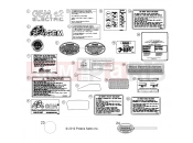 POLARIS GEM E2/EL/ES/E4/E4S/E6/E6S/ELXD - L12G2/4/6/A/D/L/S/GALA DECALS | DECALS, 2012 - L12G2A (49GEMDECAL12DECAL2)