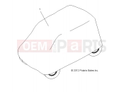 POLARIS GEM - e2/e4/e6/eS/eL/eLXD ACCESSORIES | ACCESSORIES, OPTIONS, STORAGE COVER - e2/e4/e6/e6wSopt (49GEMOPTIONS11CVR)