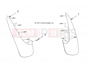 POLARIS GEM - e2/e4/e6/eS/eL/eLXD BODY | BODY, MUD FLAPS - e2/e4/e6/eS/eL/eLXD (49GEMBODY11MUDFLAP)
