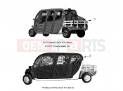 POLARIS GEM - e2/e4/e6/eS/eL/eLXD BODY | BODY, OPTIONS, FRAMED and SOFT CANVAS DOORS - e6 (49GEMOPTIONS11FRAMEDE6)