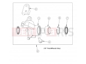 POLARIS GEM - e2/e4/e6/eS/eL/eLXD STEERING | STEERING, KNUCKLE, LEFT, 7.56 DISC - e2/eS (49GEMSTEER11KNUCKLELT)