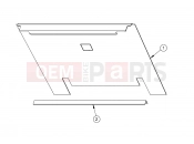 POLARIS GEM - E2/E4/E6/ES/EL/ELXD BODY | BODY, PANEL BACK WITH LATCH - e6 (49GEMBODY11PNLE6)
