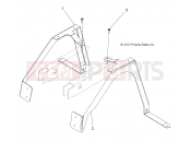 POLARIS GEM - E2/E4/E6/ES/EL/ELXD BODY | BODY, SPAT BRACKETS, 46 IN WT - e2/e4 (49GEMBODY11SPATE2)