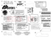 POLARIS GEM - E2/E4/E6/ES/EL/ELXD DECALS | DECALS, 2011 - eL (49GEMDECALS11DECALSEL)