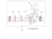 POLARIS GEM - E2/E4/E6/ES/EL/ELXD STEERING | STEERING, KNUCKLE, RIGHT, 7.56 DISC - e2/eS (49GEMSTEER11KNUCKLERT)