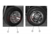 POLARIS GEM - E2/E4/E6/ES/EL/ELXD WHEELS | WHEELS, OPTIONS, CHROME and SILVER - e2/e4/eS/eL (49GEMOPTIONS11WHLCHROMEE4)