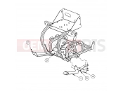 Polaris 2008 LEV GEM - E2/E4/E6/ES/EL/ELXD FRAME | FRAME, OPTIONS, BUMPER, MOUNT, FRONT, RUGGED - e2/e4/e6/eS/eL/eLXD (49GEMOPTIONS11BUMPERMT)