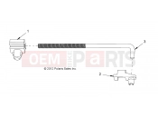 POLARIS GEM - E2/E4/E6/ES/EL/ELXD BODY » BODY, LINKAGE ROD, PACK LATCH - e2/e4/e6 (49GEMBODY11LINKAGE)