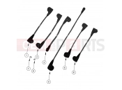 POLARIS GEM - E2/E4/E6/ES/EL/ELXD ELECTRICAL » ELECTRICAL, BATTERY INTERCONNECTS, SIX 12V BATTERIES - e6/eL (49GEMELECTRICAL11BCABLEI)
