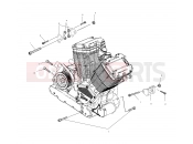 VICTORY SPORTCRUISER (V01CS15UF) ENGINE » ENGINE, MOUNTING - V01CS15DA (4966166616B014)