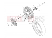 VICTORY STANDARD CRUISER (V00CB15CD) WHEELS | WHEELS, FRONT - V00CB15DC (4952565256A013)