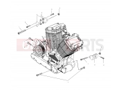 VICTORY STANDARD CRUISER (V00CB15DE) ENGINE | ENGINE, MOUNTING - V00CB15LE (4952565256C002)