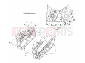 VICTORY SPORT CRUISER (V00CS15CC) ENGINE | ENGINE, CRANKCASE - V00CS15LE (4952565256C004)