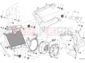 DUCATI 2015 Diavel RADIATOR, WATER,RH [MOD:DVL]