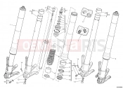 DUCATI 2015 Diavel FRONT FORK [MOD:DVL;XST:AUS,EUR,FRA,JAP]