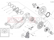 DUCATI 2015 Diavel Titanium HUB, REAR WHEEL [MOD:DVLR]