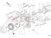 DUCATI 2015 Hyperstrada GENERATOR COVER [MOD:HYP STR;XST:AUS,EUR,FRA,JAP,TWN]