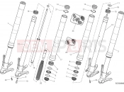 DUCATI 2015 Hyperstrada FRONT FORK [MOD:HYP STR;XST:AUS,EUR,FRA,JAP,TWN]