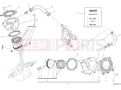 DUCATI 2015 Monster 821 CYLINDERS - PISTONS [MOD:M 821]