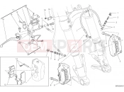 DUCATI 2015 Monster 821 Stripe FRONT BRAKE SYSTEM [MOD:M821 STR]
