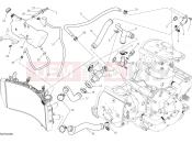 DUCATI 2015 Monster 821 Stripe COOLING SYSTEM [MOD:M821 STR]