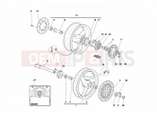 DUCATI 2005 Monster 400 Dark WHEELS » FRONT WHEEL