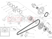 DUCATI 2015 Monster 1200 REAR WHEEL SPINDLE [MOD:M 1200]