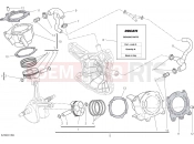 DUCATI 2015 Streetfighter 848 CYLINDER - PISTON [MOD:F848]