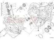 DUCATI 2016 Diavel HALF-CRANKCASES PAIR [MOD:DVL]