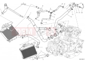 DUCATI 2016 Diavel Carbon COOLING CIRCUIT [MOD:DVLC]