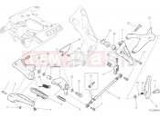 DUCATI XDiavel FOOTRESTS, LEFT [MOD:XDIAVEL]