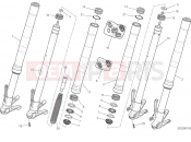 DUCATI 2016 Monster 821 Dark FRONT FORK [MOD:M821DARK;XST:AUS,EUR,FRA,JAP]