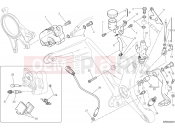DUCATI 2016 Monster 1200 REAR BRAKE SYSTEM [MOD:M 1200]
