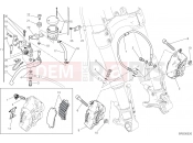 DUCATI 2016 Monster 1200 R FRONT BRAKE SYSTEM [MOD:M 1200R]
