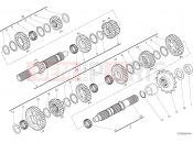 DUCATI 2016 Multistrada 1200 Enduro GEAR BOX [MOD:MS1200E]