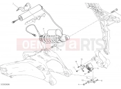 DUCATI 2016 Multistrada 1200 Enduro REAR SHOCK ABSORBER [MOD:MS1200E]