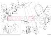 DUCATI 2017 Hypermotard 939 SP FRONT BRAKE SYSTEM [MOD:HYM939SP]