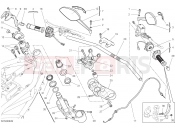 DUCATI 2017 Monster 797 HANDLEBAR AND CONTROLS [MOD:M 797]