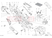 DUCATI 2017 Monster 1200 REAR FRAME COMP. [MOD:M 1200]