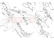DUCATI 2017 Monster 821 HANDLEBAR AND CONTROLS [MOD:M 821]