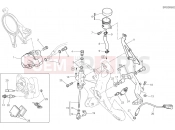 DUCATI 2017 Monster 1200 S REAR BRAKE SYSTEM [MOD:M 1200S]