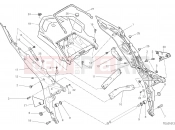 DUCATI Multistrada 1200 Enduro REAR FRAME COMP. [MOD:MS1200E]
