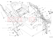 DUCATI Multistrada 1200 S REAR FRAME COMP. [MOD:MS1200S]