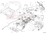 DUCATI Multistrada 950 NUMBER PLATE HOLDER - TAIL LIGHT [MOD:MS950T;XST:EUR]