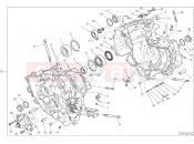 DUCATI 2017 Superbike 1299 Panigale HALF-CRANKCASES PAIR [MOD:1299;XST:JAP]