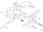 DUCATI 2017 Superbike 1299 Panigale FOOTRESTS, LEFT [MOD:1299]